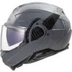 LS2 FF910 Advant II Klapphelm, grau, Gr&ouml;&szlig;e XS f&uuml;r M&auml;nner