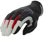 Acerbis Crossover Motorradhandschuhe, schwarz-grau-rot, Gr&ouml;&szlig;e XS f&uuml;r M&auml;nner