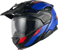 NEXX 01XLC234839540XS, Nexx X.Lifecountry Terra Carbon Klapphelm Rot Blau male