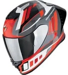 Scorpion EXO R1 Evo II Air Vital Helm, schwarz-grau-rot, Gr&ouml;&szlig;e L f&uuml;r M&auml;nner