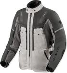 Revit Sand 5 H2O wasserdichte Motorrad Textiljacke, schwarz-grau-silber, Gr&ouml;&szlig;e S
