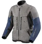 Revit Sand 5 H2O wasserdichte Motorrad Textiljacke, grau, Gr&ouml;&szlig;e M f&uuml;r M&auml;nner