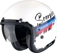 Scorpion 78-497-359-07, Scorpion Belfast Evo Adonis Jethelm Weiss Rot Blau male