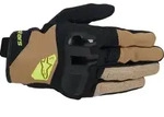 Alpinestars Chrome V2 Motorrad Handschuhe, schwarz-gr&uuml;n-braun-beige, Gr&ouml;&szlig;e L f&uuml;r