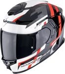 Scorpion EXO-GT SP Air Tornado Helm, schwarz-weiss-rot, Gr&ouml;&szlig;e L f&uuml;r M&auml;nner
