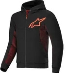 Alpinestars Chrome Air Sport Motorrad Zip Hoodie, schwarz-rot, Gr&ouml;&szlig;e L f&uuml;r...