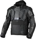 Macna Tryton NightEye wasserdichte Motorrad Leder-/Textiljacke, schwarz, Gr&ouml;&szlig;e L