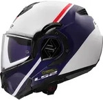 LS2 FF906 Advant Swipe Klapphelm, weiss-rot-blau, Gr&ouml;&szlig;e XS f&uuml;r M&auml;nner