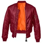 Brandit MA1 Classic Jacke, rot, Gr&ouml;&szlig;e 4XL f&uuml;r M&auml;nner