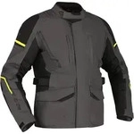 Richa Infinity 3 wasserdichte Motorrad Textiljacke, schwarz-grau-gelb, Gr&ouml;&szlig;e M f&uuml;r