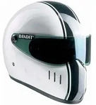 Bandit XXR Classic Motorradhelm, schwarz-weiss, Gr&ouml;&szlig;e S f&uuml;r M&auml;nner