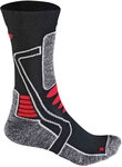 F-Lite Motorbike E100 Damen Socken, schwarz-grau-rot, Gr&ouml;&szlig;e 35 36 37 38