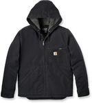 Carhartt Relaxed Fit Washed Duck Sherpa Lined Jacke, schwarz, Gr&ouml;&szlig;e 2XL f&uuml;r
