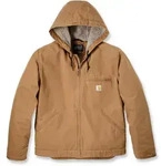Carhartt Relaxed Fit Washed Duck Sherpa Lined Jacke, braun, Gr&ouml;&szlig;e 2XL f&uuml;r M&auml;nner