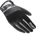Spidi Flash-KP Tex Damen Motorrad Handschuhe, schwarz-grau, Gr&ouml;&szlig;e XS