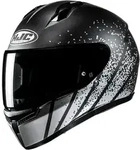 HJC C10 Haven Helm, schwarz-silber, Gr&ouml;&szlig;e XS 54 55 f&uuml;r M&auml;nner