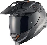 Nexx Y.TRAVL Quest Enduro Helm, schwarz-grau, Gr&ouml;&szlig;e M f&uuml;r M&auml;nner