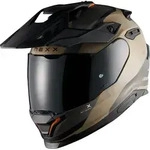 Nexx Y.TRAVL Quest Enduro Helm, grau-braun-beige, Gr&ouml;&szlig;e XS f&uuml;r M&auml;nner