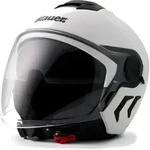 Blauer Demi Jet DJ-01 Monocolor Jethelm, weiss, Gr&ouml;&szlig;e 2XL f&uuml;r M&auml;nner