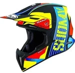 Suomy X-Wing Amped E06 Motocross Helm, schwarz-blau-gelb, Gr&ouml;&szlig;e XS f&uuml;r M&auml;nner