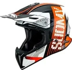 Suomy X-Wing Amped E06 Motocross Helm, schwarz-weiss-orange, Gr&ouml;&szlig;e XS f&uuml;r M&auml;nner