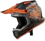 Acerbis Profile Rex Kids Motocross Helm, schwarz-orange, Gr&ouml;&szlig;e S