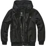 Brandit Essential Canvas Textiljacke, schwarz, Gr&ouml;&szlig;e S f&uuml;r M&auml;nner
