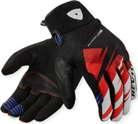 Revit FGS245-1200-S, Revit Surge Motorrad Handschuhe Schwarz Rot male