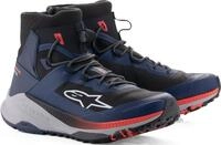 Alpinestars Speedforce XR Motorrad Schuhe, schwarz-rot-blau, Gr&ouml;&szlig;e 43 f&uuml;r M&auml;nner