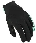 Macna Obtain Leather Damen Motorrad Handschuhe, schwarz-gr&uuml;n, Gr&ouml;&szlig;e L