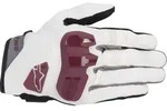 Alpinestars Chrome Damen Motorrad Handschuhe, weiss-rot, Gr&ouml;&szlig;e M