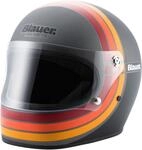 Blauer 80's 06 Helm, silber, Gr&ouml;&szlig;e L f&uuml;r M&auml;nner