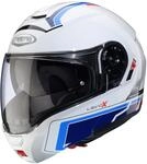Caberg Levo X Elite Klapphelm, weiss-rot-blau, Gr&ouml;&szlig;e XS f&uuml;r M&auml;nner