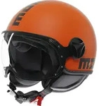 MOMO FGTR Classic Candy Jethelm, orange, Gr&ouml;&szlig;e XS f&uuml;r M&auml;nner