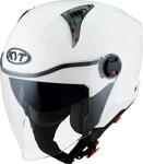 KYT D-City Plain Jethelm, weiss, Gr&ouml;&szlig;e XS f&uuml;r M&auml;nner
