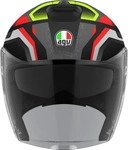 AGV 18469001-017-S, AGV Irides Zurigo Jethelm Schwarz Rot Gelb male