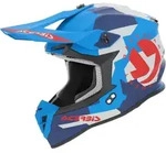 Acerbis Linear Graphic Motocross Helm, rot-blau, Gr&ouml;&szlig;e XS f&uuml;r M&auml;nner