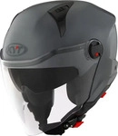 KYT Y6DC00W1.4, KYT D-City Plain Jethelm Grau male
