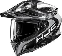 HJC RPHA 60 Quid Enduro Helm, schwarz-weiss-silber, Gr&ouml;&szlig;e XS 54 55 f&uuml;r M&auml;nner