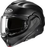 HJC F100 Solid Klapphelm, schwarz, Gr&ouml;&szlig;e XS 54 55 f&uuml;r M&auml;nner