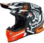 KYT Skyhawk Hyperflow Motocross Helm, grau-orange, Gr&ouml;&szlig;e XS f&uuml;r M&auml;nner