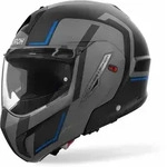 Airoh Mathisse II Genius Klapphelm, schwarz-grau-blau, Gr&ouml;&szlig;e XS f&uuml;r M&auml;nner