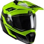 Leatt ADV 8.5 Helm mit Brille, schwarz-gr&uuml;n, Gr&ouml;&szlig;e XS f&uuml;r M&auml;nner