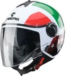 Caberg Riviera V4 X Alpha Jethelm, weiss-pink-gr&uuml;n, Gr&ouml;&szlig;e L f&uuml;r M&auml;nner
