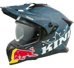 Kini Red Bull ADV X 2.0 Enduro Helm, weiss-t&uuml;rkis-blau, Gr&ouml;&szlig;e XS f&uuml;r M&auml;nner