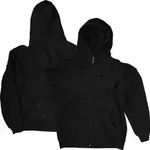 Rokker Zip Hoodie, schwarz, Gr&ouml;&szlig;e S f&uuml;r M&auml;nner