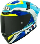 KYT Y6TR0004.4, KYT TT-Revo Grand Prix Helm Weiss Blau male