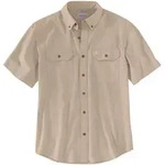 Carhartt Loose Fit Midweight Chambray Kurzarm Hemd, beige, Gr&ouml;&szlig;e 2XL f&uuml;r M&auml;nner