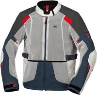 IXS Tourster-Big Air 1.0 Mesh Motorrad Textiljacke, grau-rot-blau-beige,...