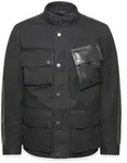 Belstaff Trackmaster wasserdichte Motorrad Wachsjacke, schwarz, Gr&ouml;&szlig;e 2XL f&uuml;r